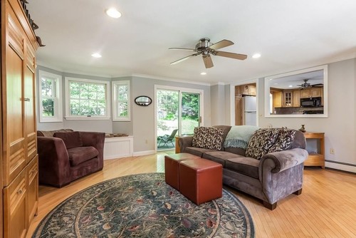 Open floor plan living room